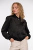 Bomber Jacke Banner in Schwarz von Rino&Pelle