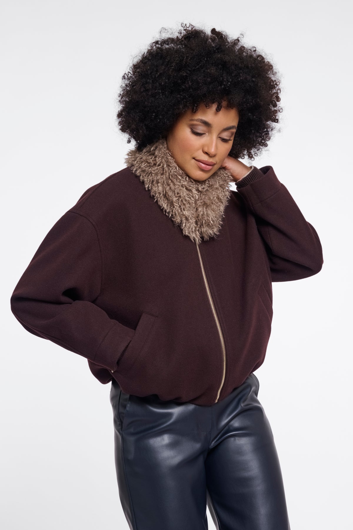 Schal Banu von Rino&Pelle in Mocha Latte