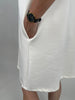 Shirtkleid Uni in Beige
