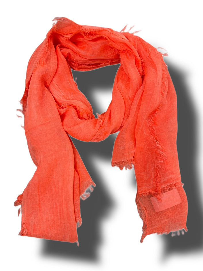 Tuch Uni in Orange Artikel 5306