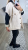 Bouclé Weste Oversized Beige Art. 6476