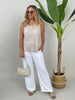 Blusentop Boho Beige
