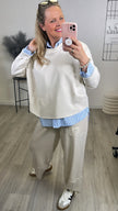 2-Teiler Soft in Beige