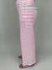 Strickhose Streifen in Rosa/Creme
