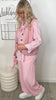 Weste Teddy in Rosa