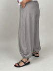 Leichte Ballonhose in Taupe