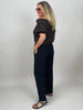 Bluse Musselin mit Raffung in Mokka/Leo