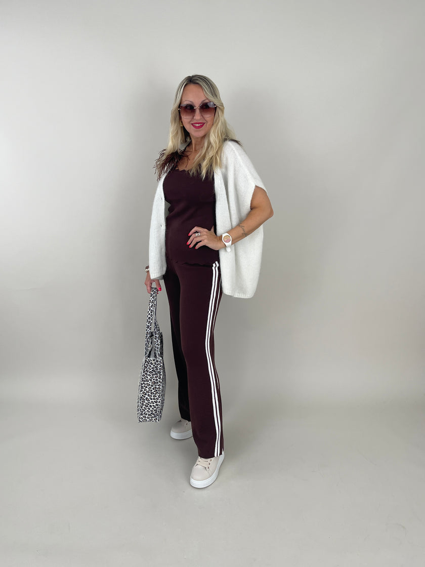 Marlene Hose Feinstrick in Mokka Artikel 6210