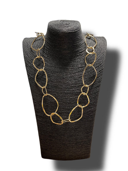 Kette mit groben Gliedern Rund in Gold Artikel 350429