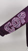 Sweatshirtkleid Copenhagen-Leoprint in Aubergine