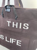 Stylischer Shopper in Mokka
