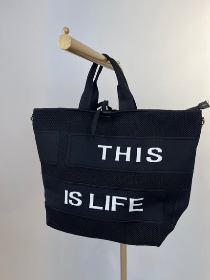 Stylischer Shopper in Schwarz