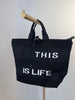 Stylischer Shopper in Schwarz
