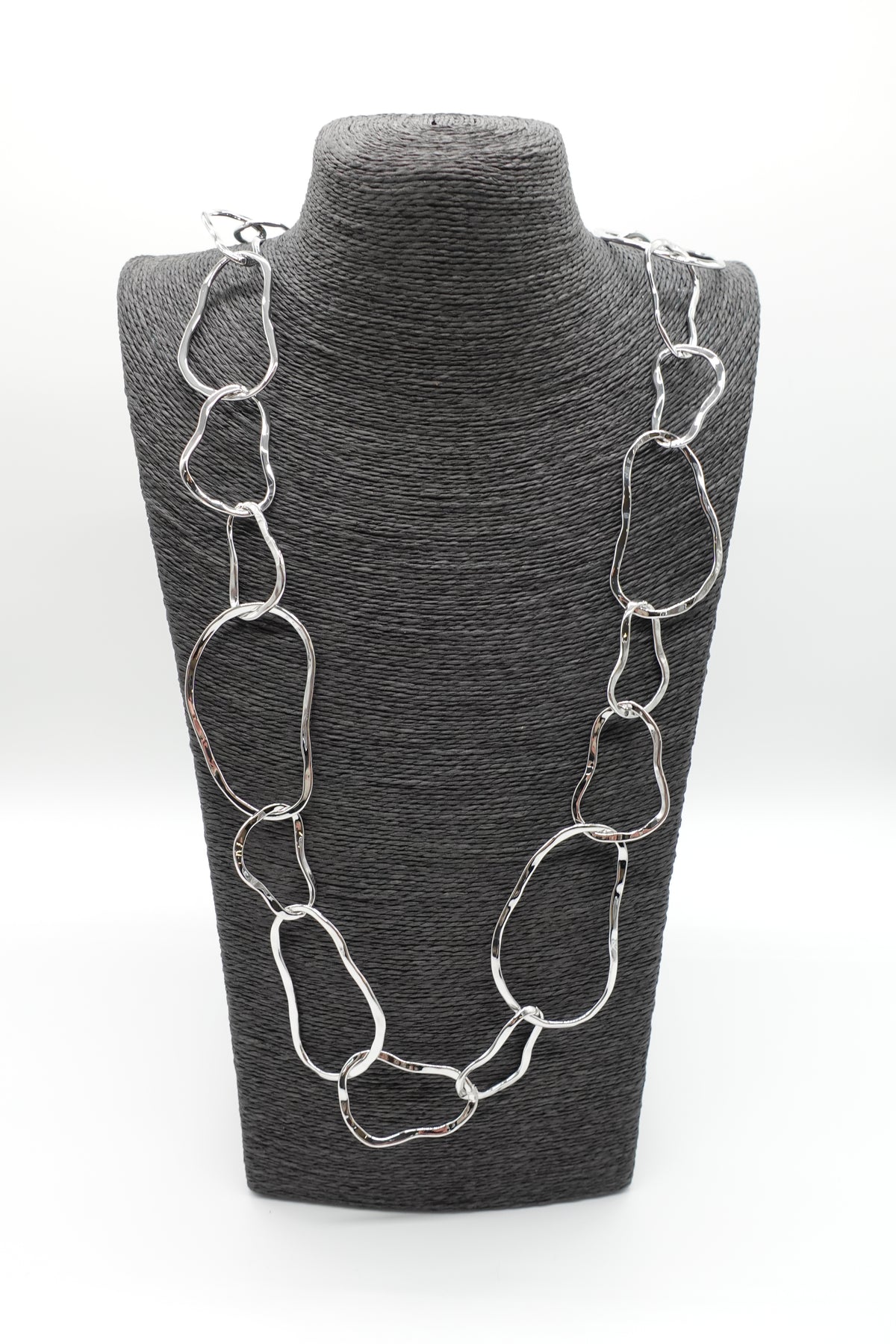 Kette mit groben Gliedern Rund/Oval in Silber