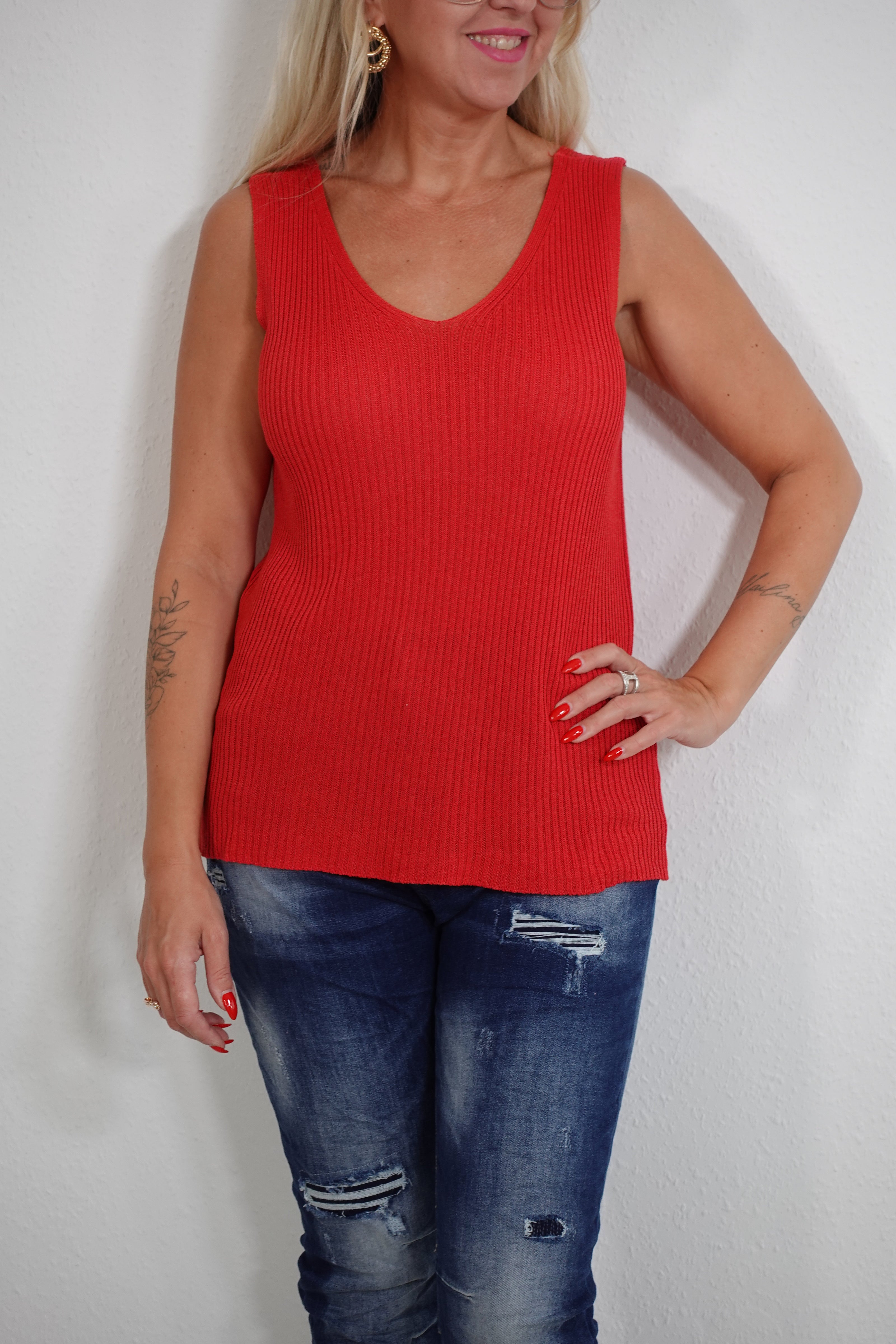 Stricktop Ripp in versch. Farben Artikel 5083