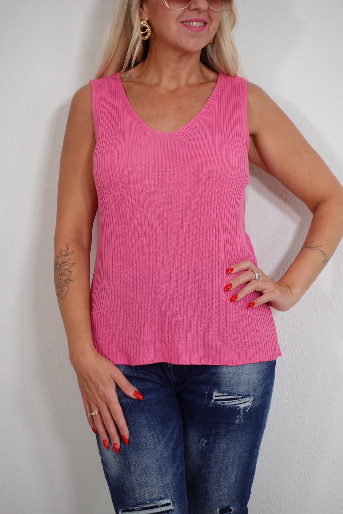 Stricktop Ripp in versch. Farben