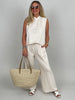 Hose Butterstoff in Creme