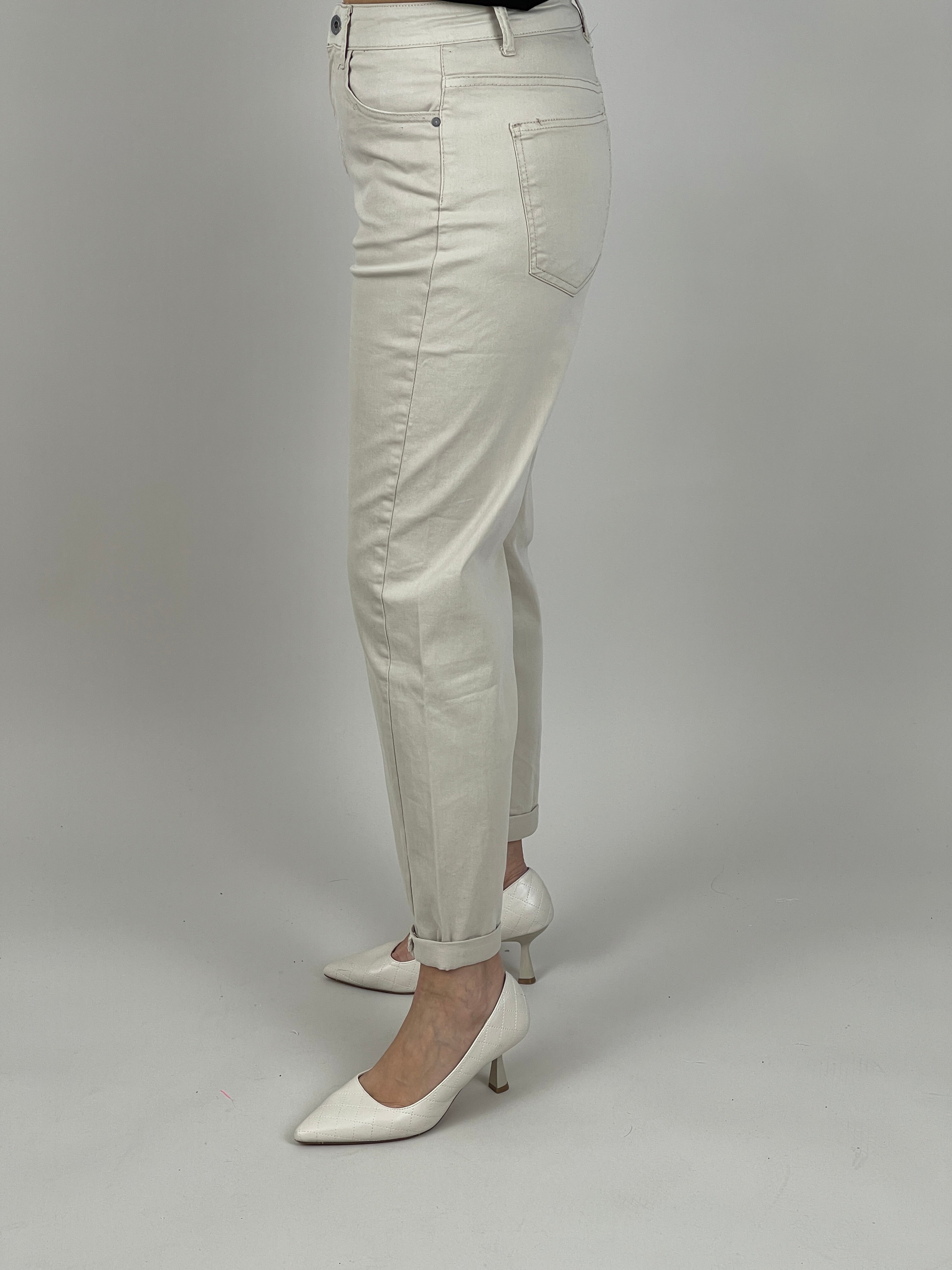 Leichte Jeans in Beige