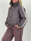 Steppjacke Leo mit Streifen