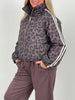Steppjacke Leo mit Streifen