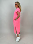 Kleid Ciao Bella in Neonpink