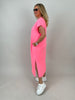 Kleid Ciao Bella in Neonpink