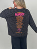 Sweatshirt mit Statement-Print Paradise Leo/Mokka