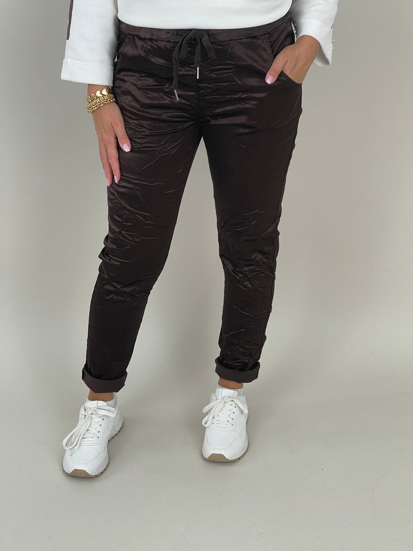 Jogpants Glanzeffekt in versch. Farben Artikel 6276