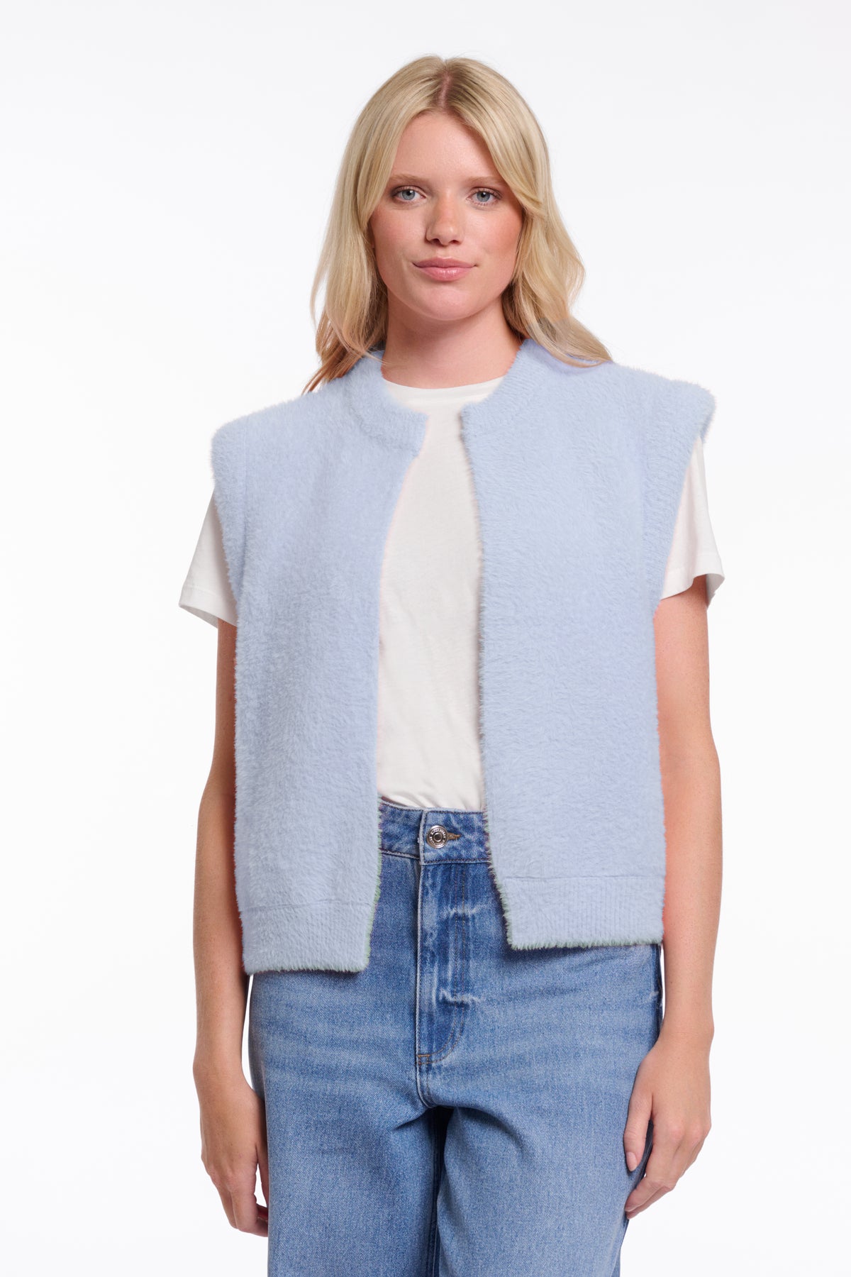 Weste Elona von Rino&Pelle in Light Blue