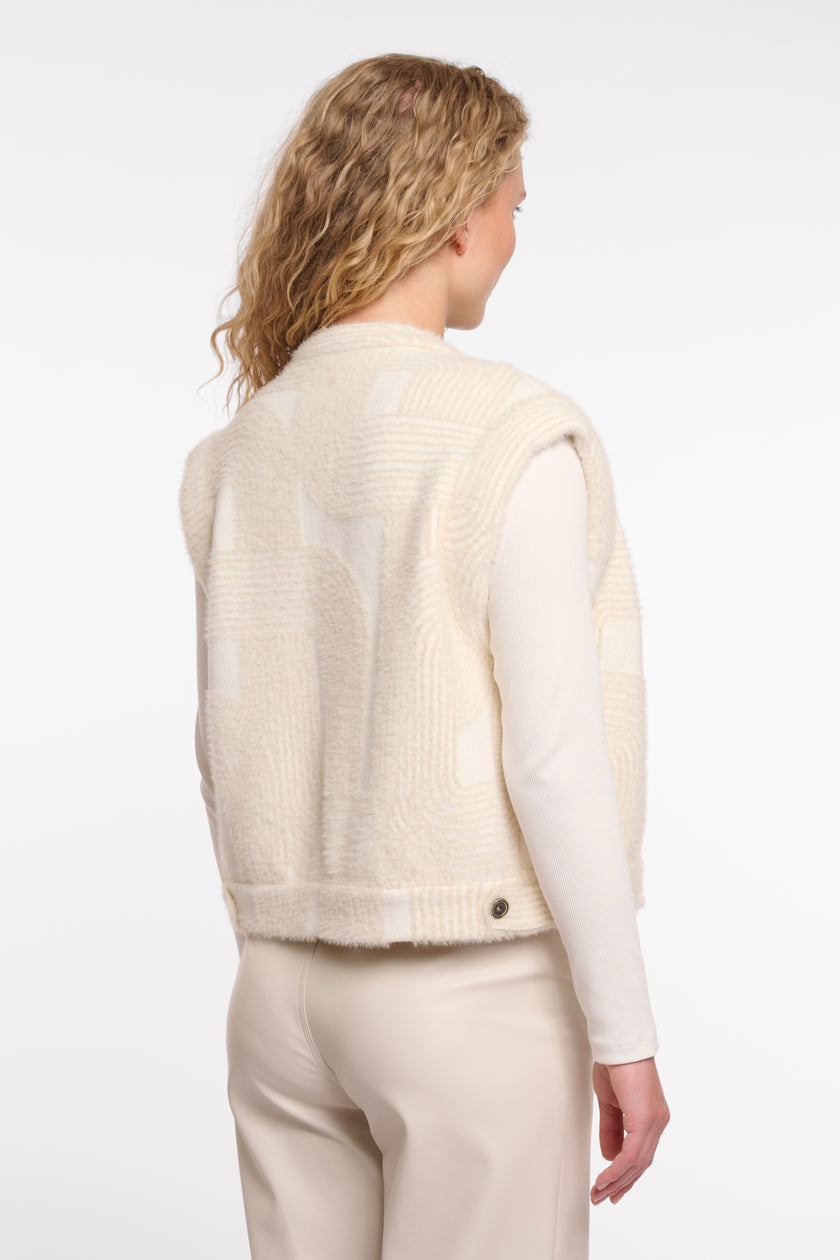 Weste Elona von Rino&Pelle in Birch Labyrinth