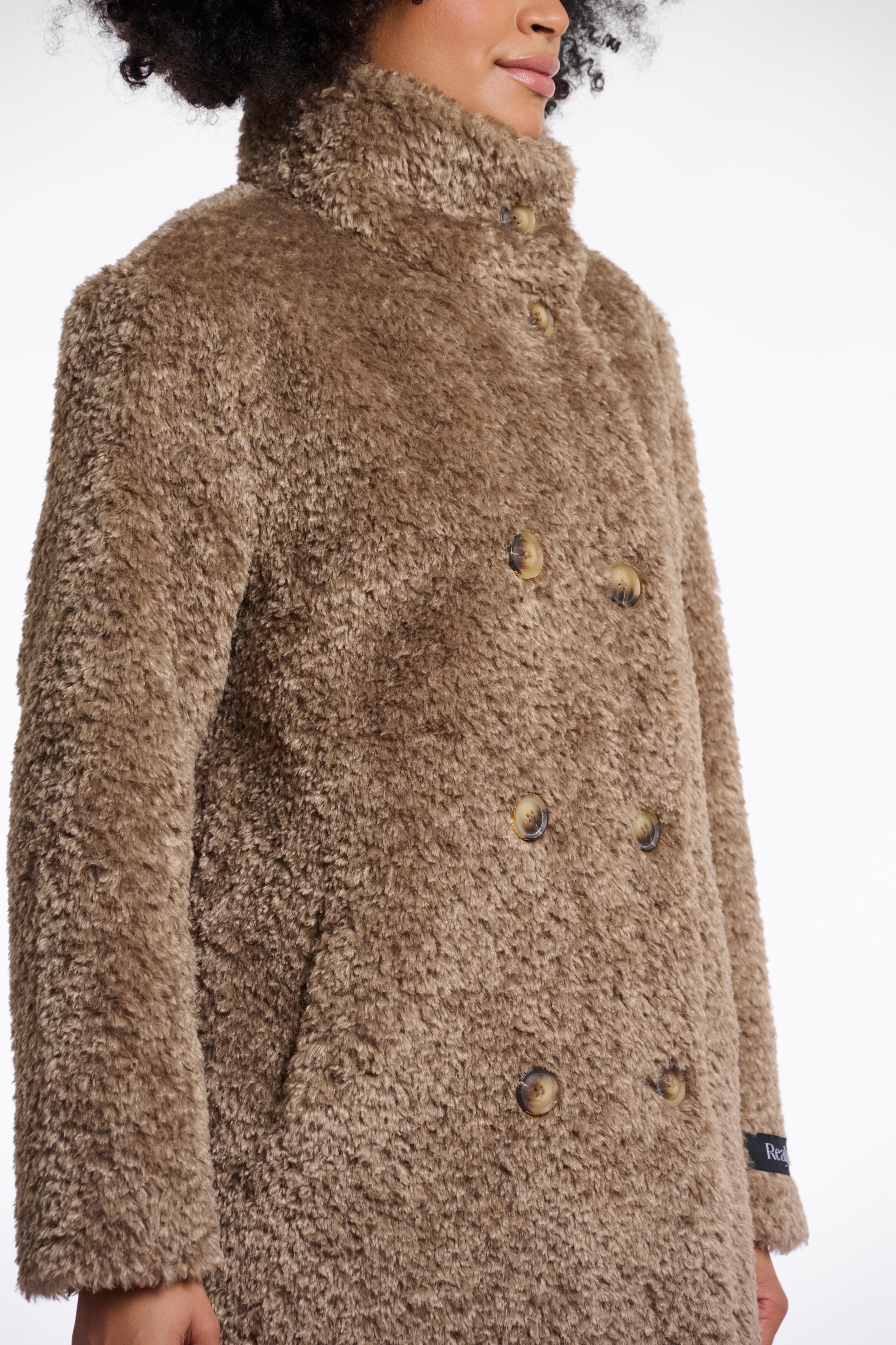 Mantel Ena von Rino&Pelle in Toffee Art. RP6689