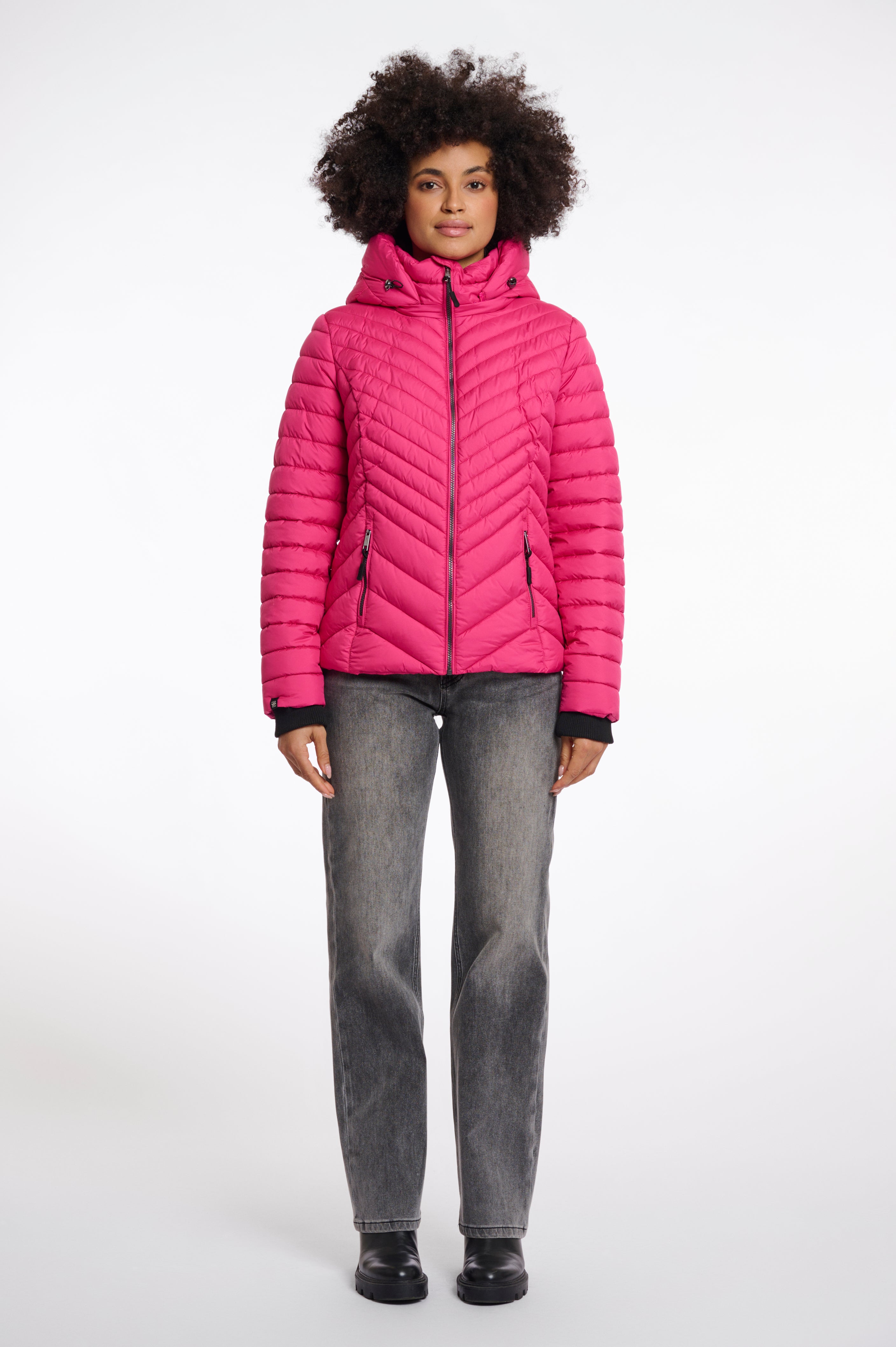 Steppjacke Erin von Rino&Pelle in Deep Pink Art. RP6691