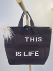 Stylischer Shopper in Mokka