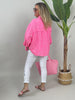 Musselin Bluse Leo in Pink/Rosa