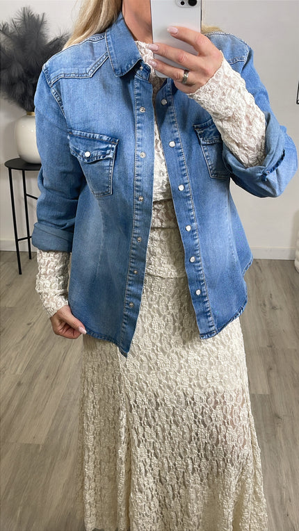 Jeans Bluse Art. 7093