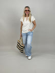 Top Boho in Weiß