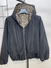 Jacke Leo-Futter in Schwarz
