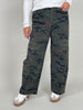 Jeans Barrel-Schnitt Camouflage