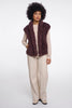 Weste Freya von Rino&Pelle in Chocolate Bean
