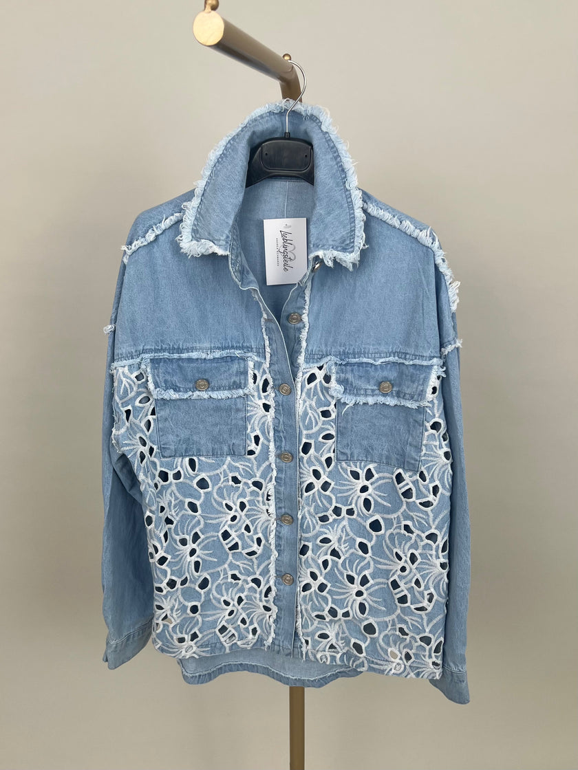 Jeanshemd mit tollen Details Artikel 6787