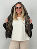 Jacke Leo-Futter in Schwarz