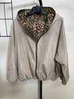 Jacke Leo-Futter in Beige