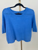 Pullover mit Halbarm in Blau