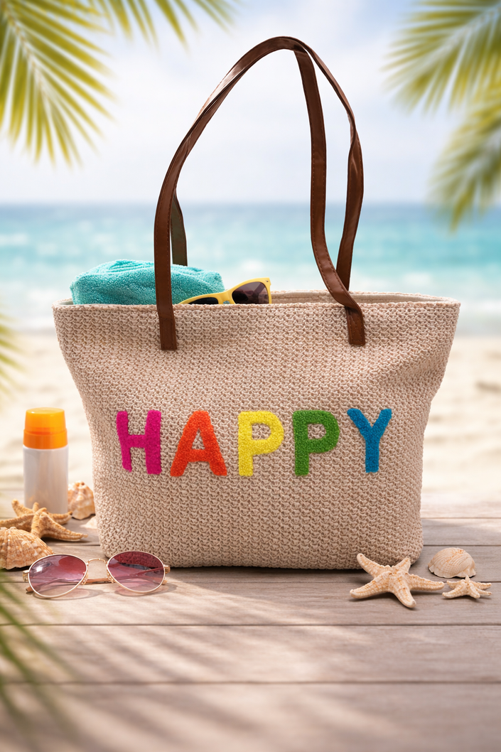 Tasche Happy in Beige