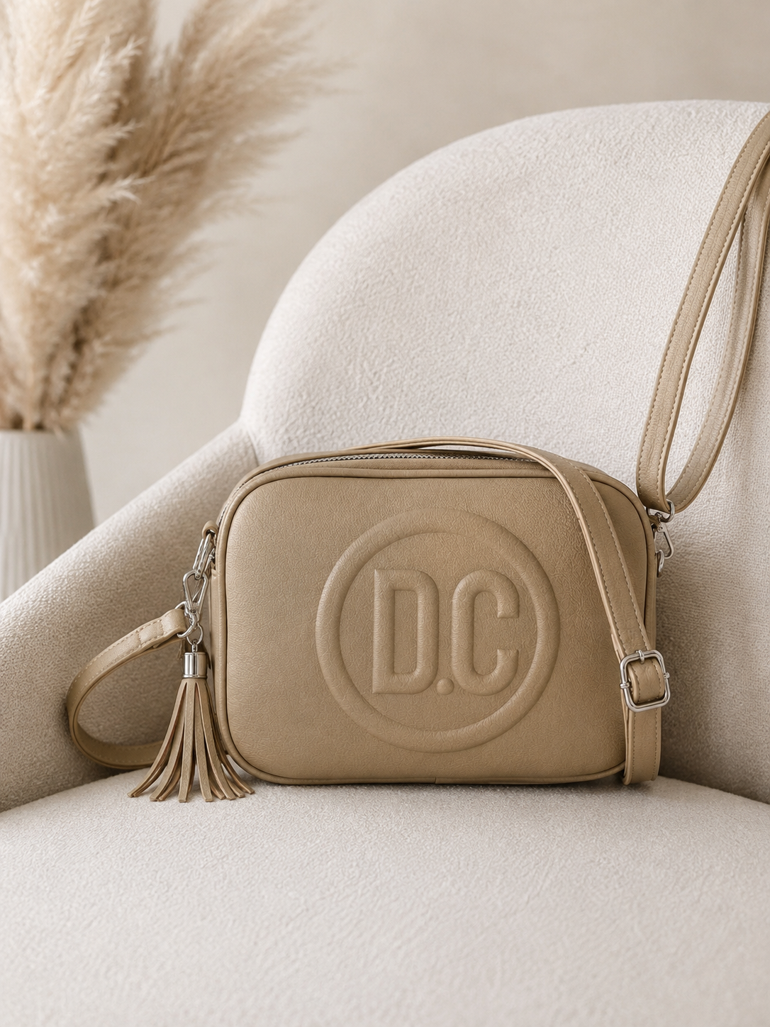Crossbody Bag in Beige