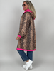 Wendemantel mit Leo-Design in Pink