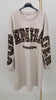 Sweatshirtkleid Copenhagen-Leoprint in Beige