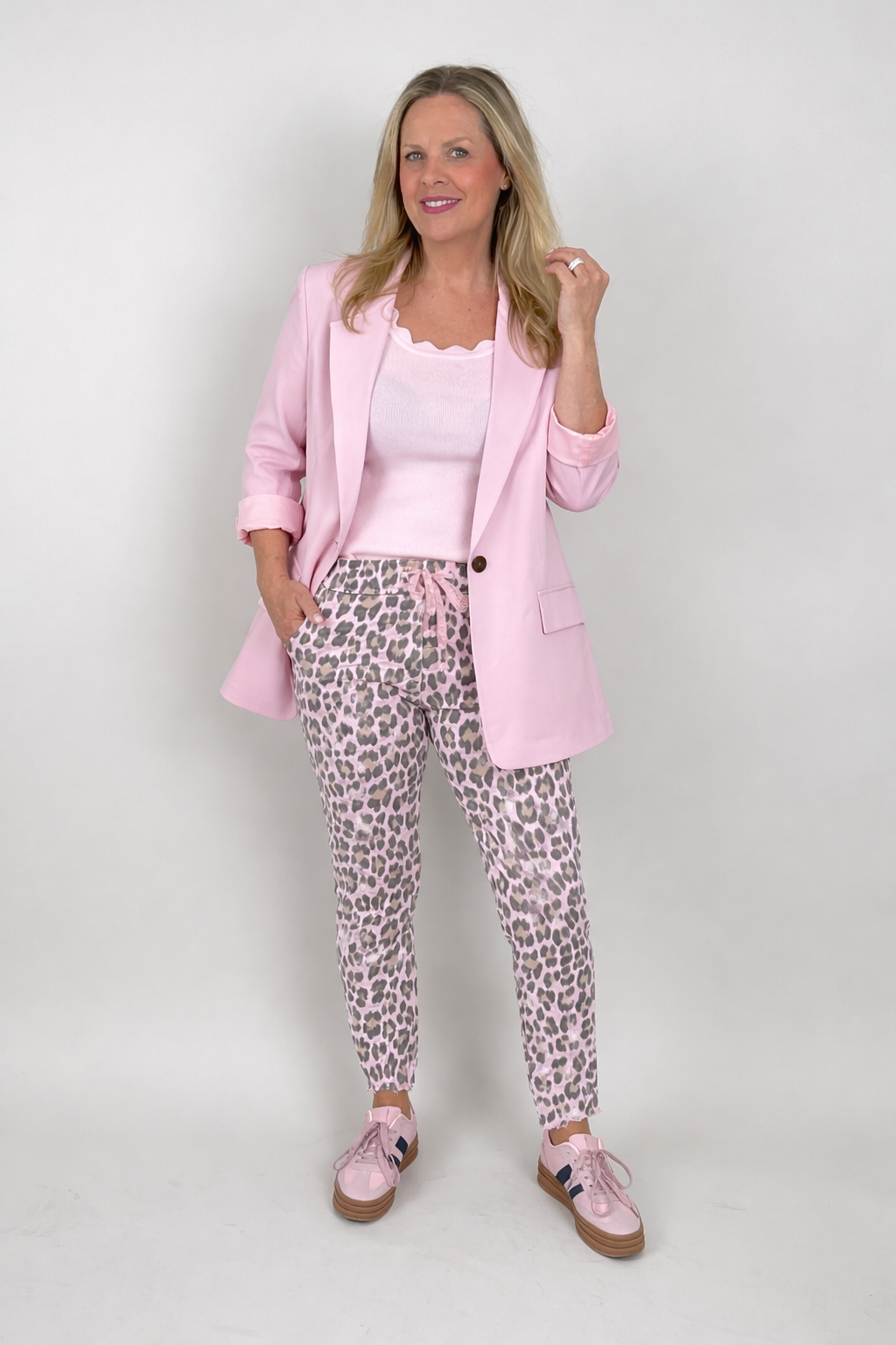 Blazer in Rosa