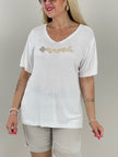 Shirt Feinstrick Perlen in versch. Farben Artikel 6123