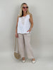 Culotte Leinen in Beige Artikel 6141